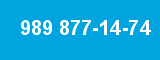989 877-14-74 989 877-14-74